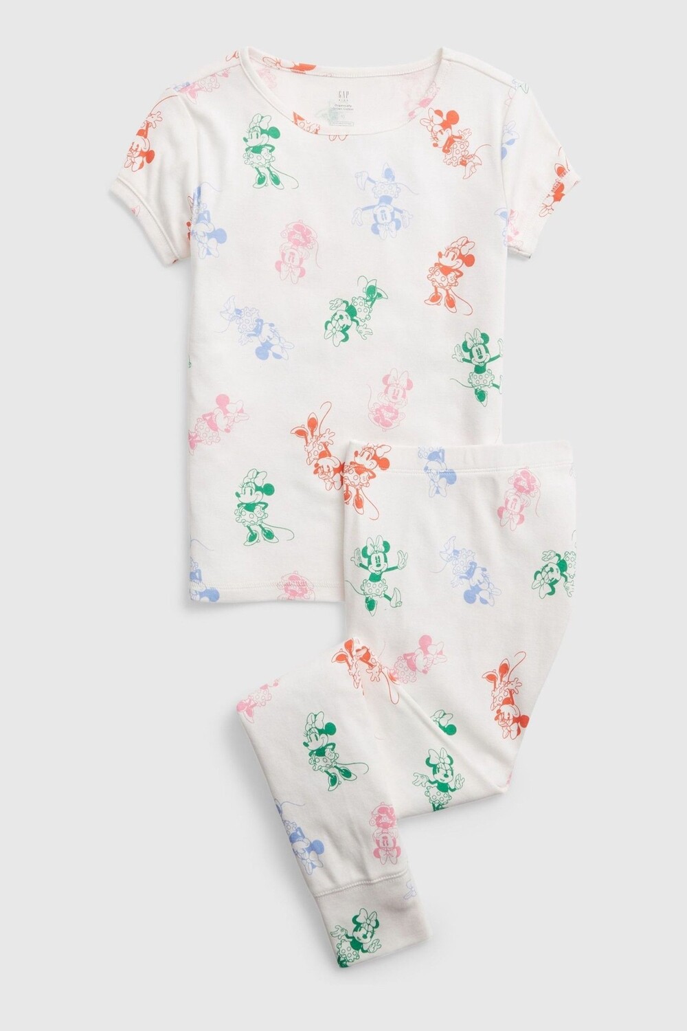 

Пижама Disney Minnie Mouse из натурального хлопка Gap, белый