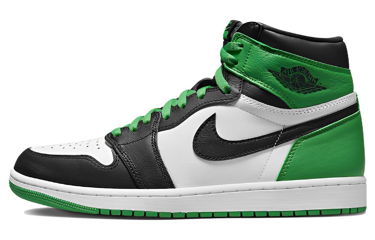 

Кроссовки Jordan 1 High OG, черный / зеленый