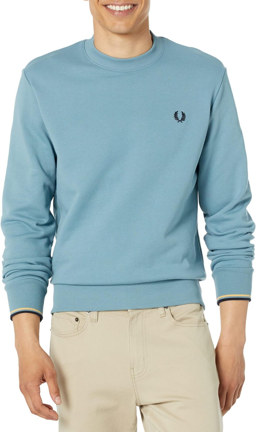 

Толстовка с круглым вырезом Fred Perry, цвет Ash Blue