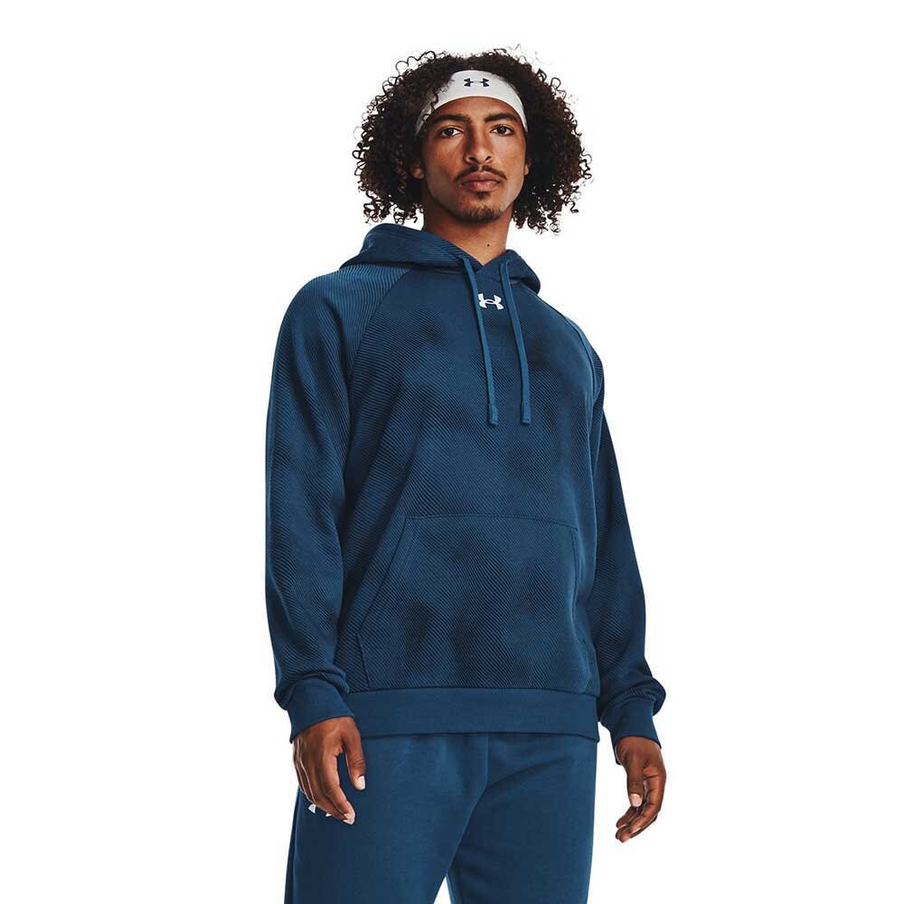

Худи Under Armour Rival Fleece Printed, синий