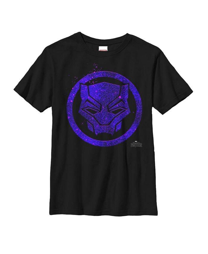 

Детская футболка Black Panther 2018 Ember Mask для мальчиков Marvel, черный