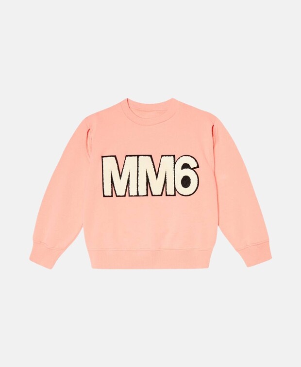 

Толстовка MM6 Maison Margiela Kids, абрикос