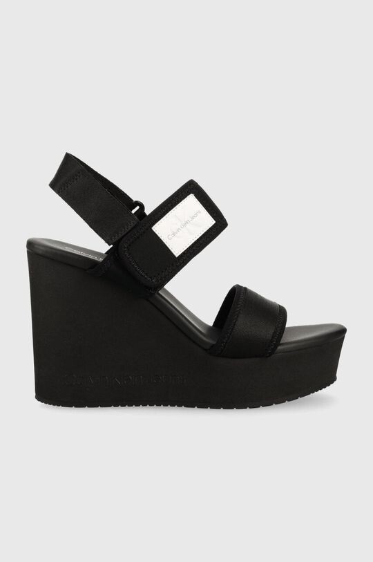 

Сандалии WEDGE SANDAL BADGE Calvin Klein Jeans, черный
