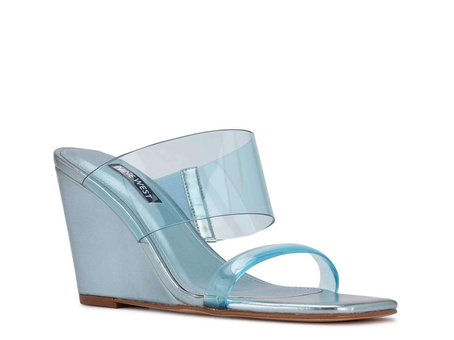 

Сандалии на танкетке Nine West Nats, синий