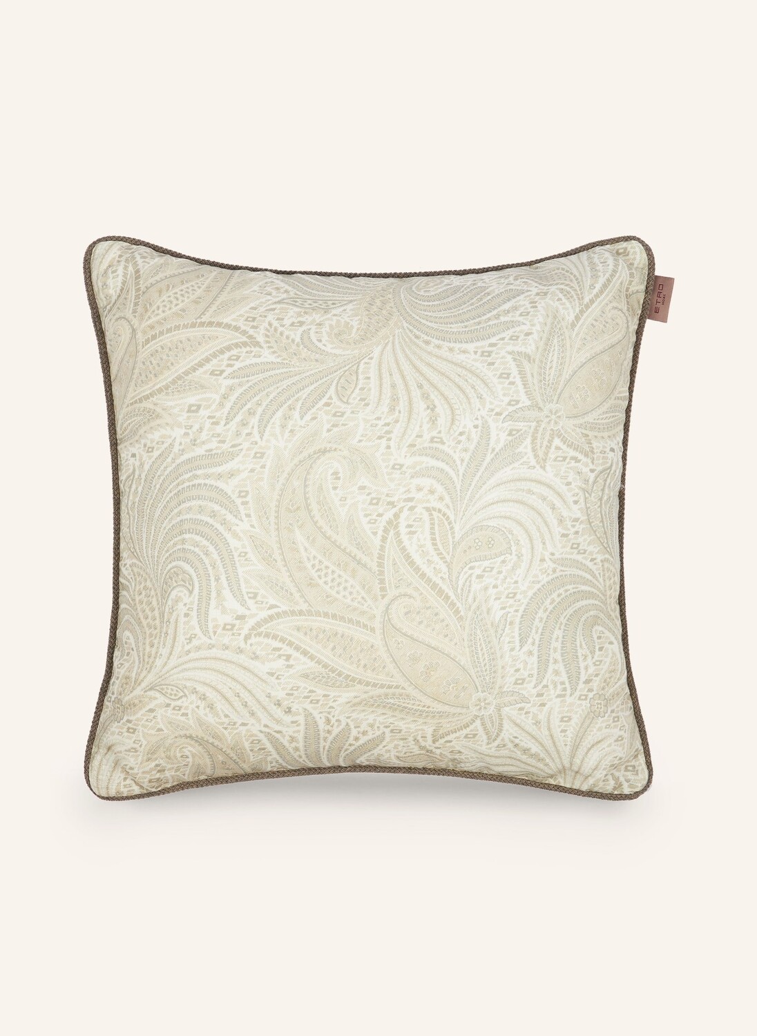 

Декоративная подушка из льна, 45 х 45 см. Etro Home, бежевый