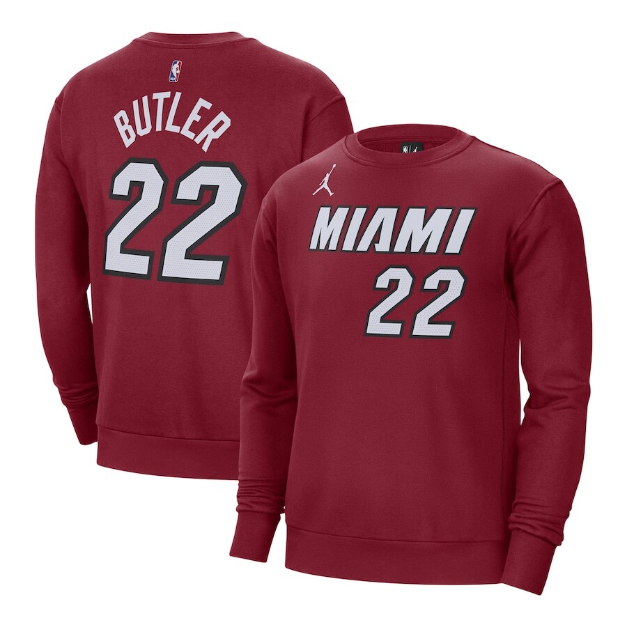 

Толстовка Jordan Brand Miami Heat, красный