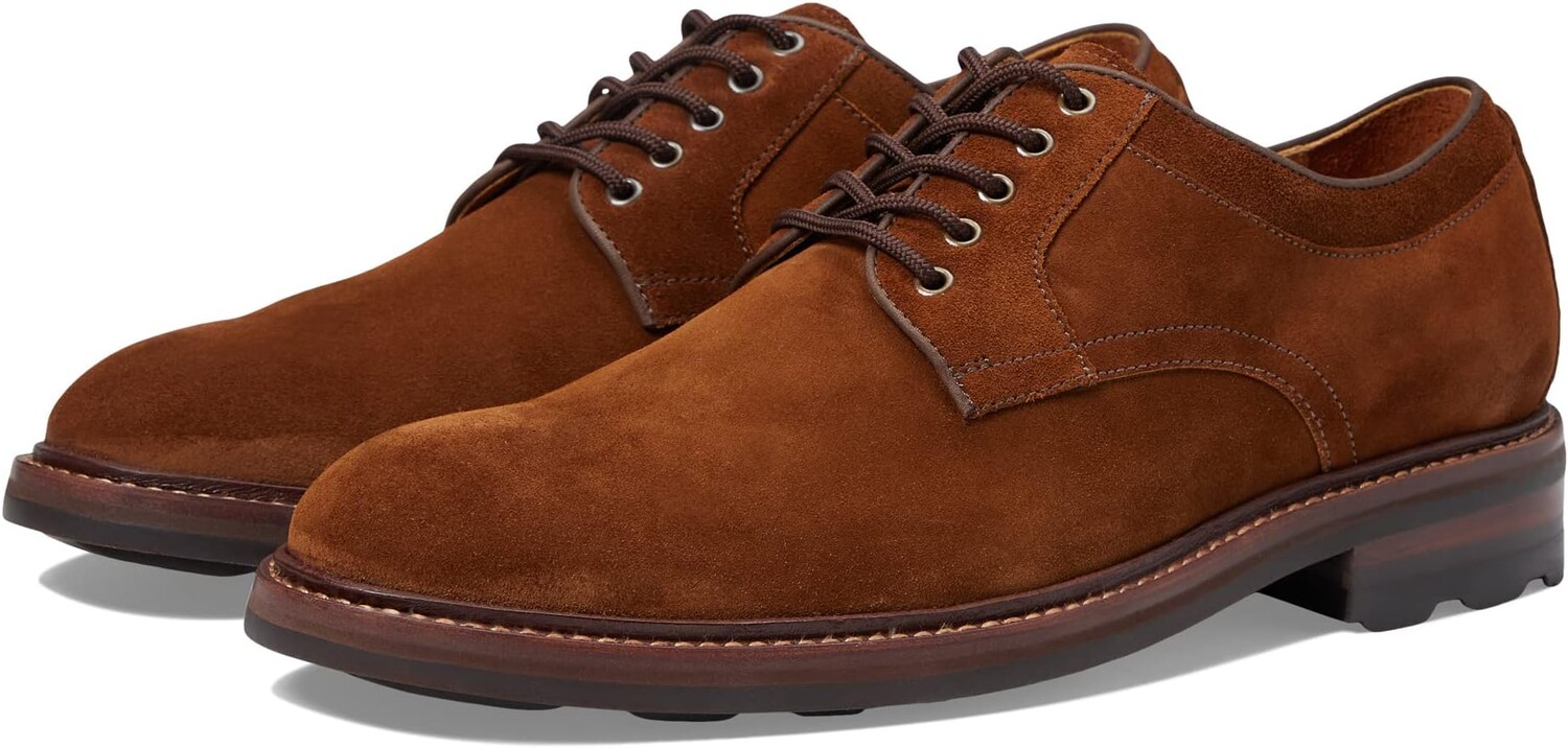 

Оксфорды Welch Plain Toe Johnston & Murphy Collection, цвет Snuff Suede