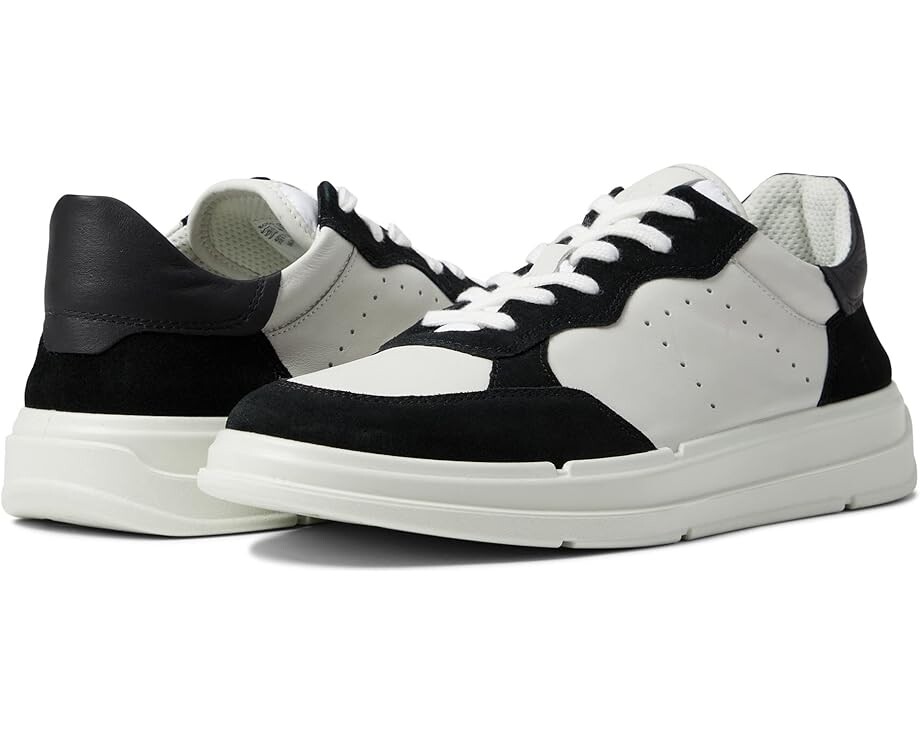 

Кроссовки ECCO Soft 10 Retro Sneaker, цвет Black/White/Black