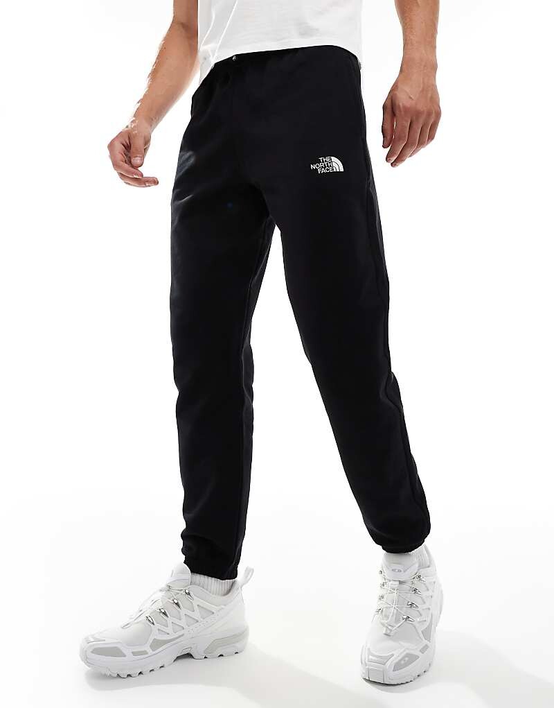 

The North Face - Essential - Черные джоггеры большого размера с логотипом