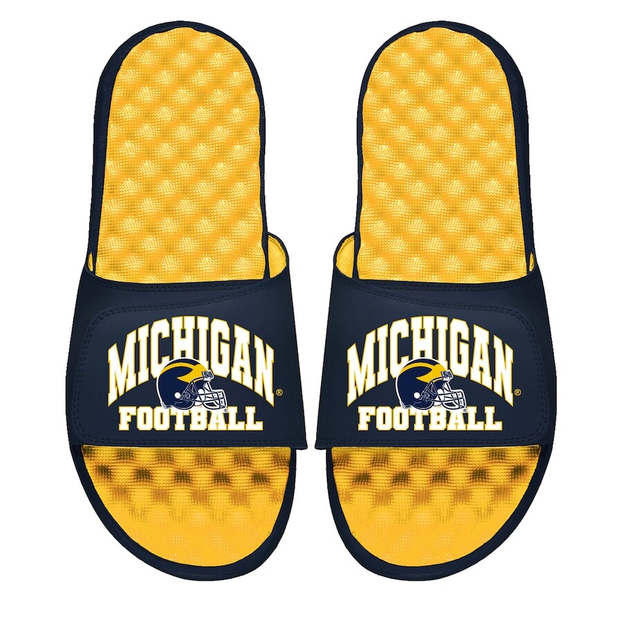 

Шлепанцы ISlide Michigan Wolverines, нави
