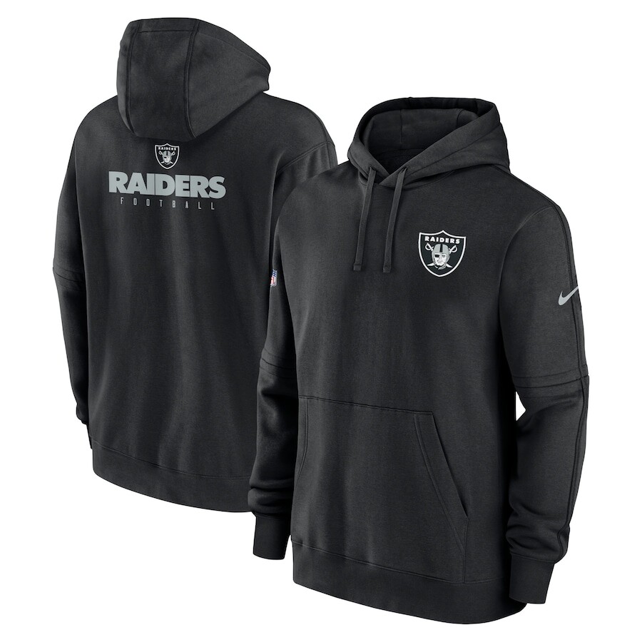 

Пуловер с капюшоном Nike Las Vegas Raiders, черный