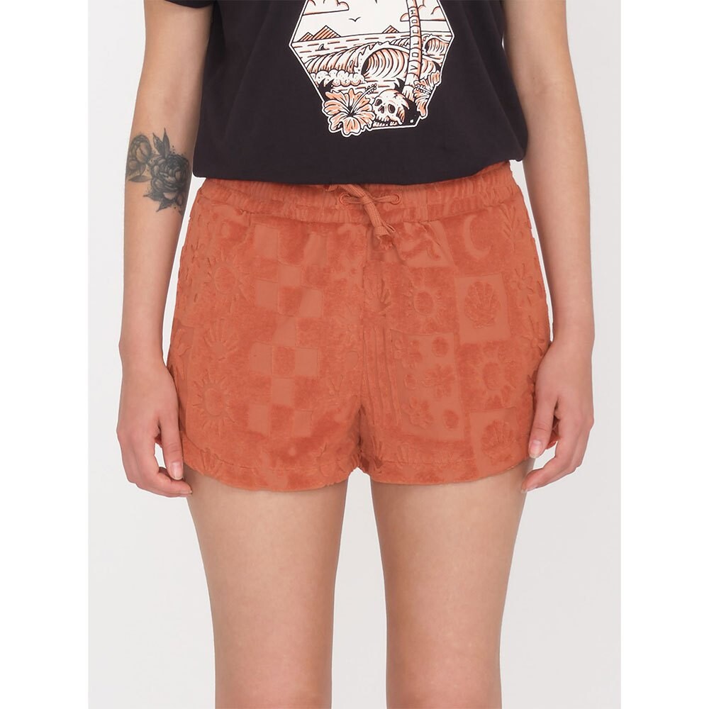 Шорты Volcom Sunny Wild Terry, оранжевый шорты sunny wild volcom цвет rosewood