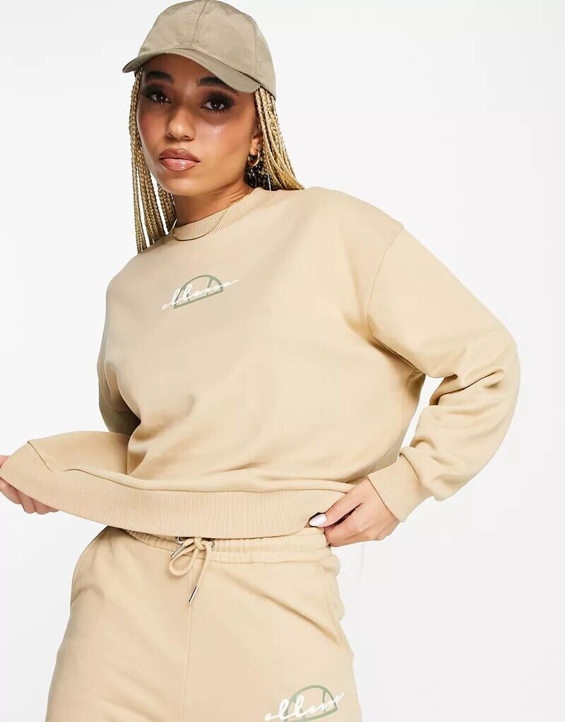 

Коричневый свитшот ellesse Suellen