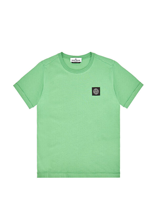 

Футболка цвета хаки с логотипом для мальчиков Stone Island