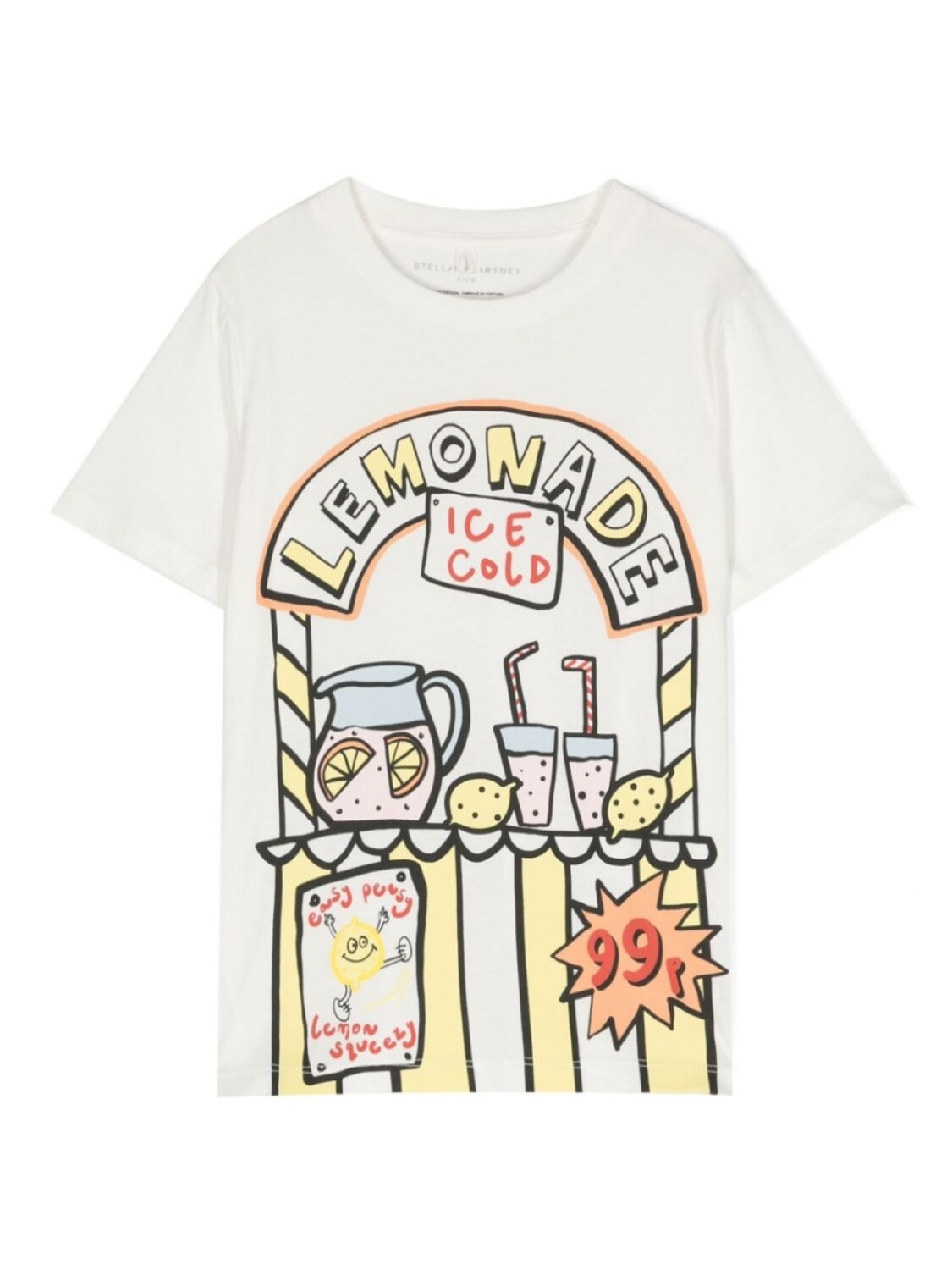 

Stella McCartney Kids футболка с принтом, белый