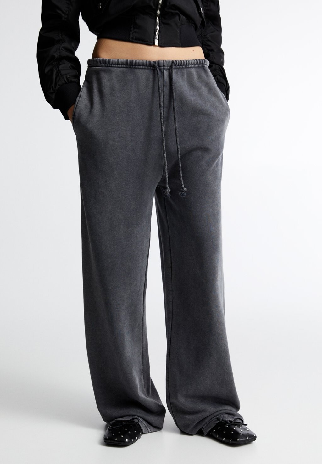 

Брюки спортивные PULL&BEAR, цвет dark grey