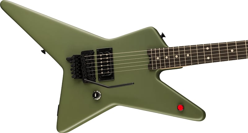 Электрогитара EVH - Limited Edition Star - Electric Guitar - Ebony Fretboard - Matte Army Drab rage execution guaranteed limited edition 2lp