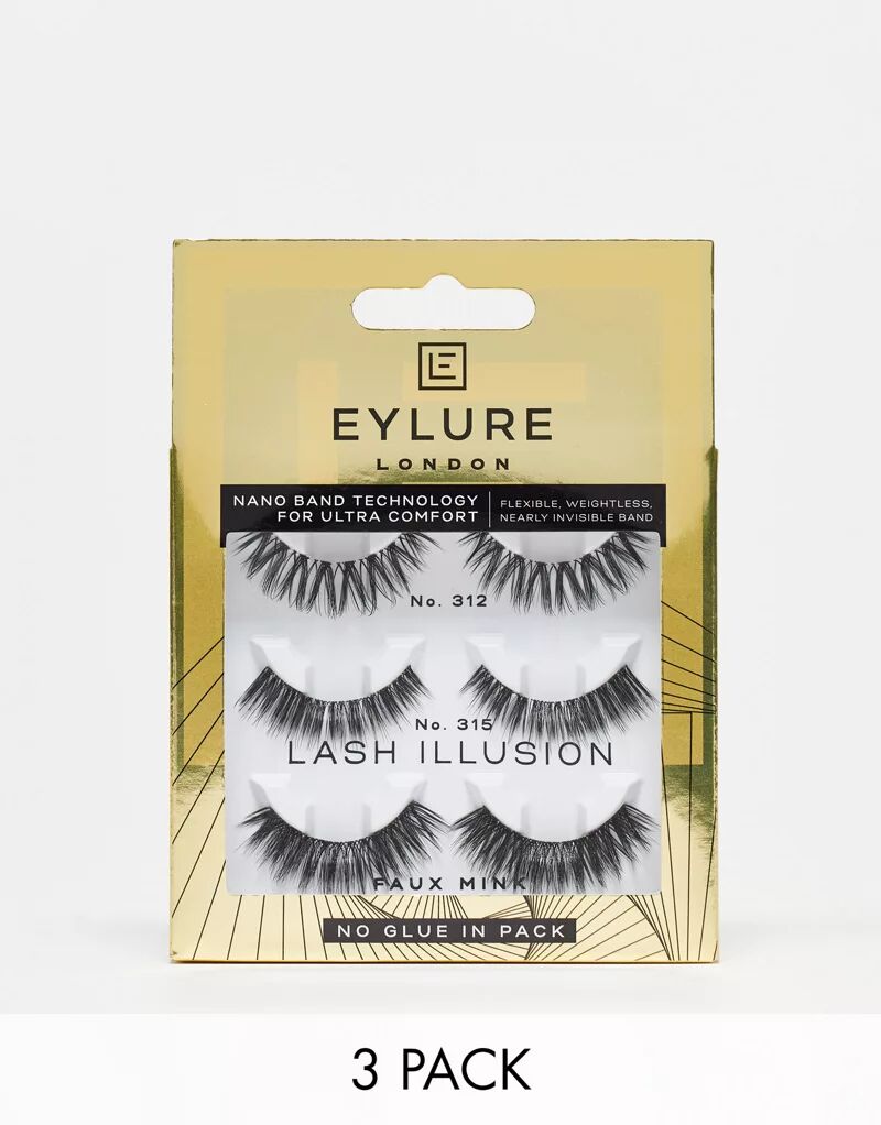 Eylure – Lash Illusion – Limited Edition – Накладные ресницы в мультиупаковке