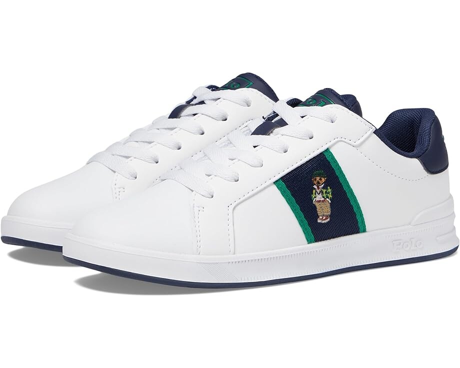 

Кроссовки Polo Ralph Lauren Heritage Court II Bear, цвет White/Navy