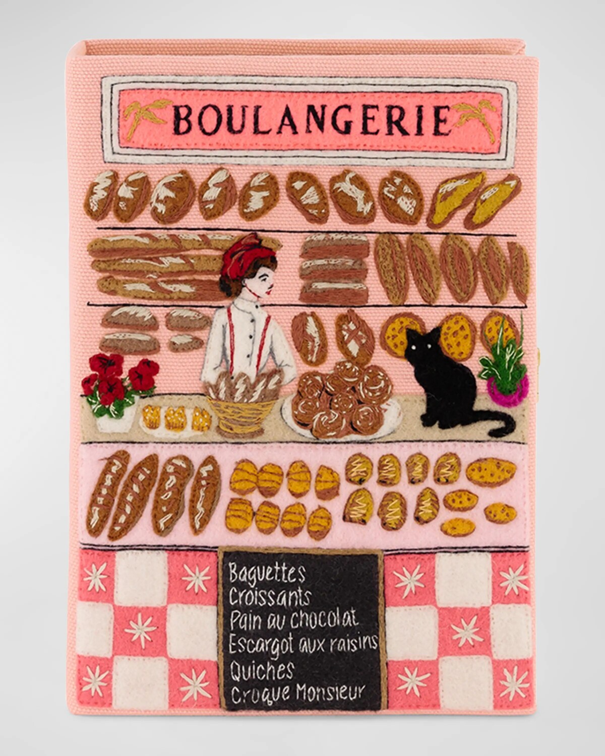 

Клатч Boulangerie Book Olympia Le-Tan, розовый