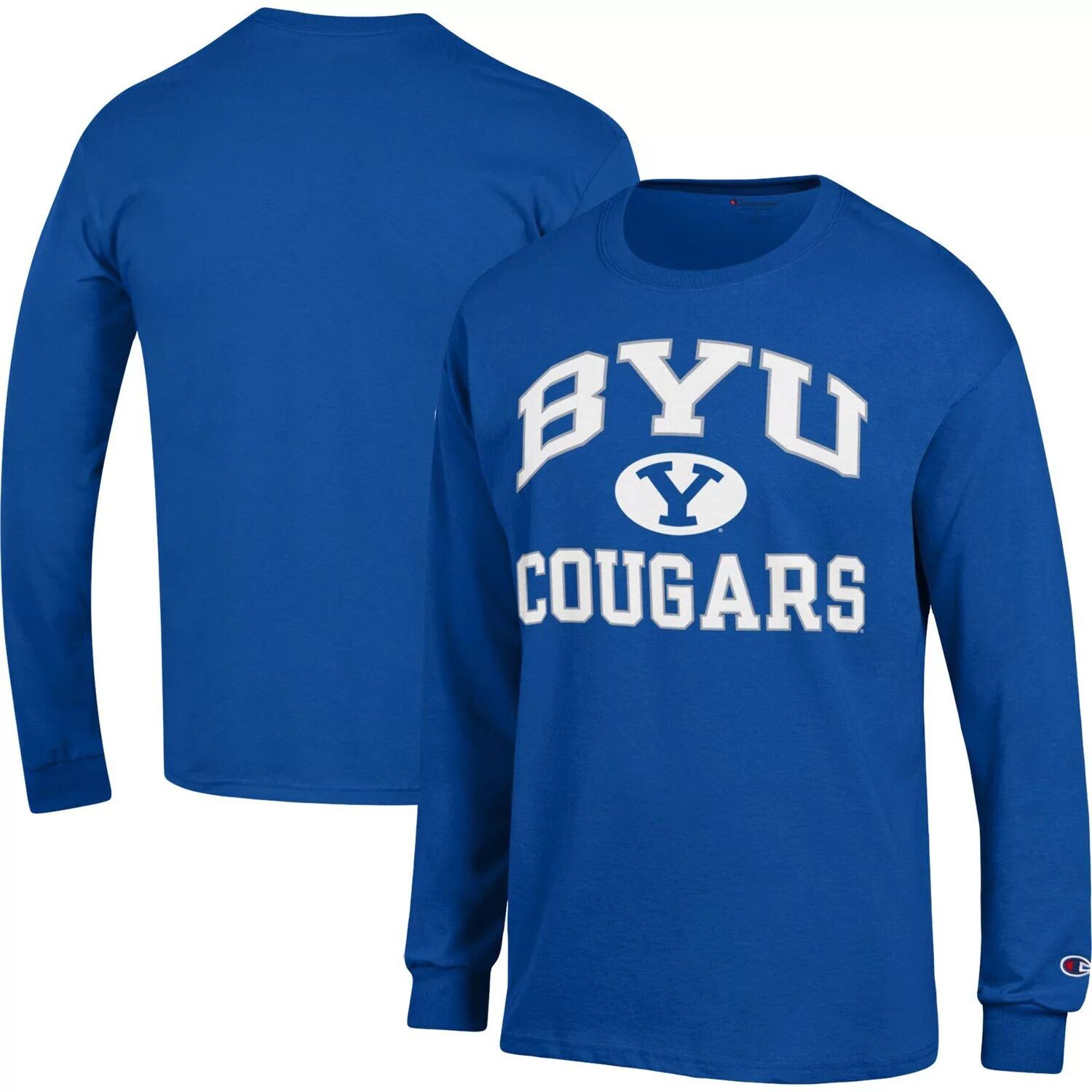 

Мужская футболка с длинным рукавом Royal BYU Cougars High Motor Champion