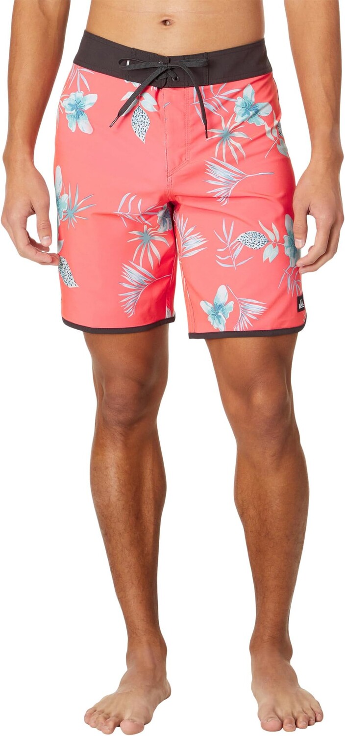 

Шорты для плавания Surfsilk с фестонами 19 дюймов Quiksilver, цвет Fiery Coral