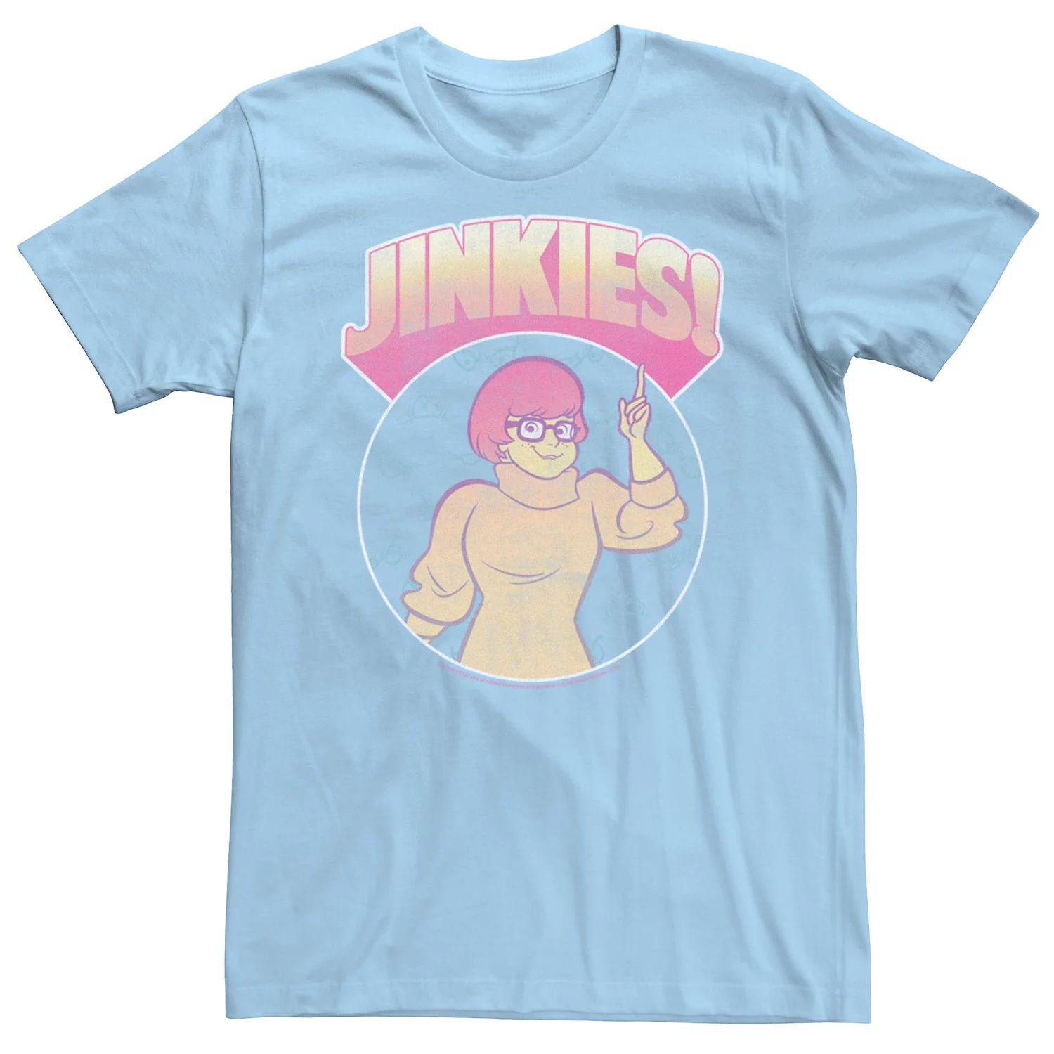 Мужская футболка Scooby-Doo Jinkies Velma с рисунком Licensed Character мужская футболка с коротким рукавом scooby doo velma jinkies fifth sun