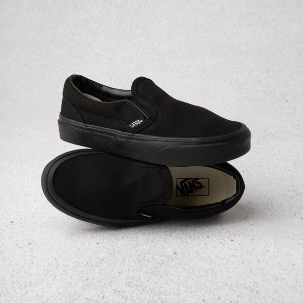 Обувь для скейтбординга Vans Slip-On - Little Kid, черный