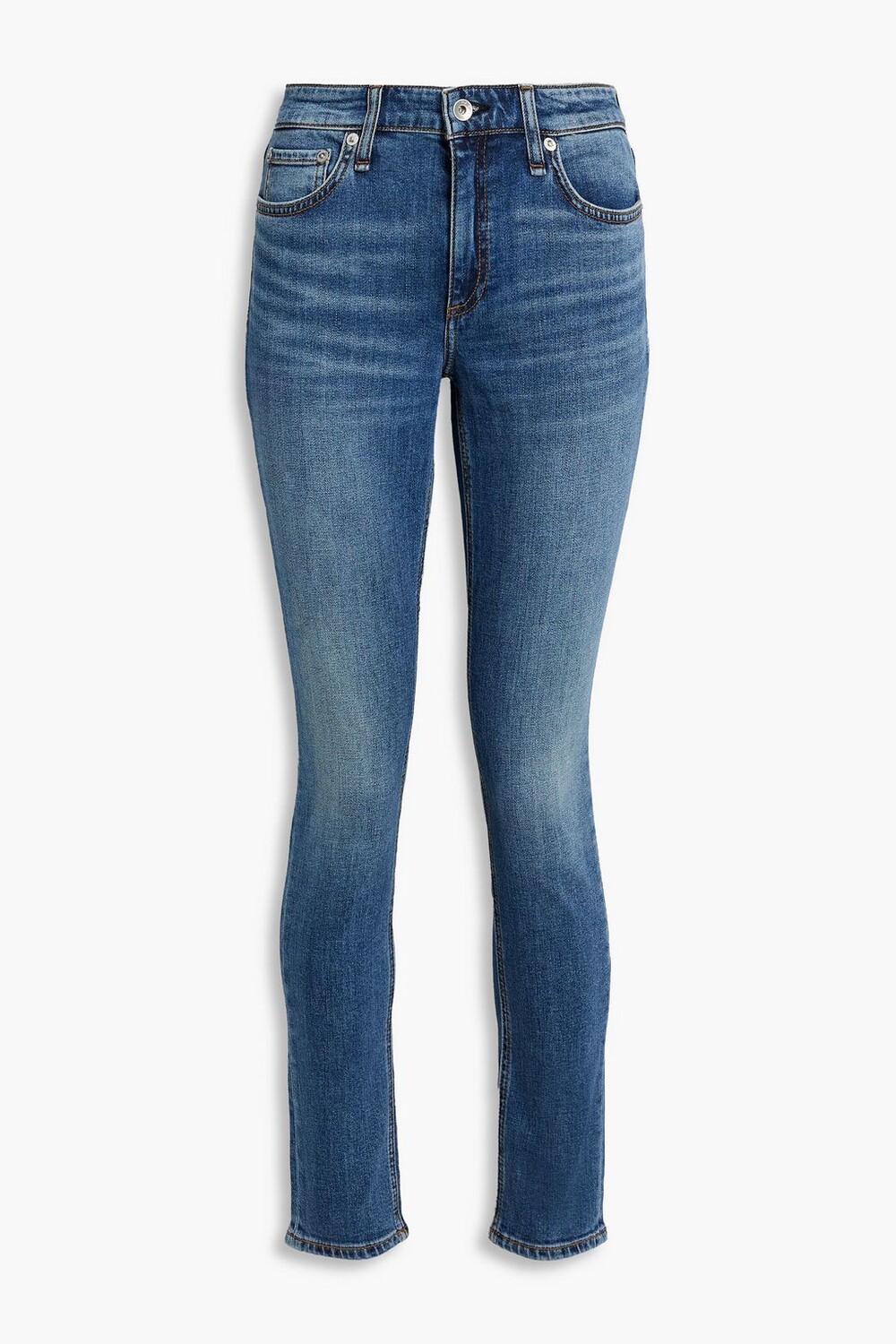 

Джинсы скинни Cate средней посадки RAG & BONE, синий