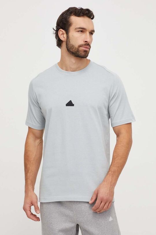 

Хлопковая футболка Z.N.E adidas, зеленый