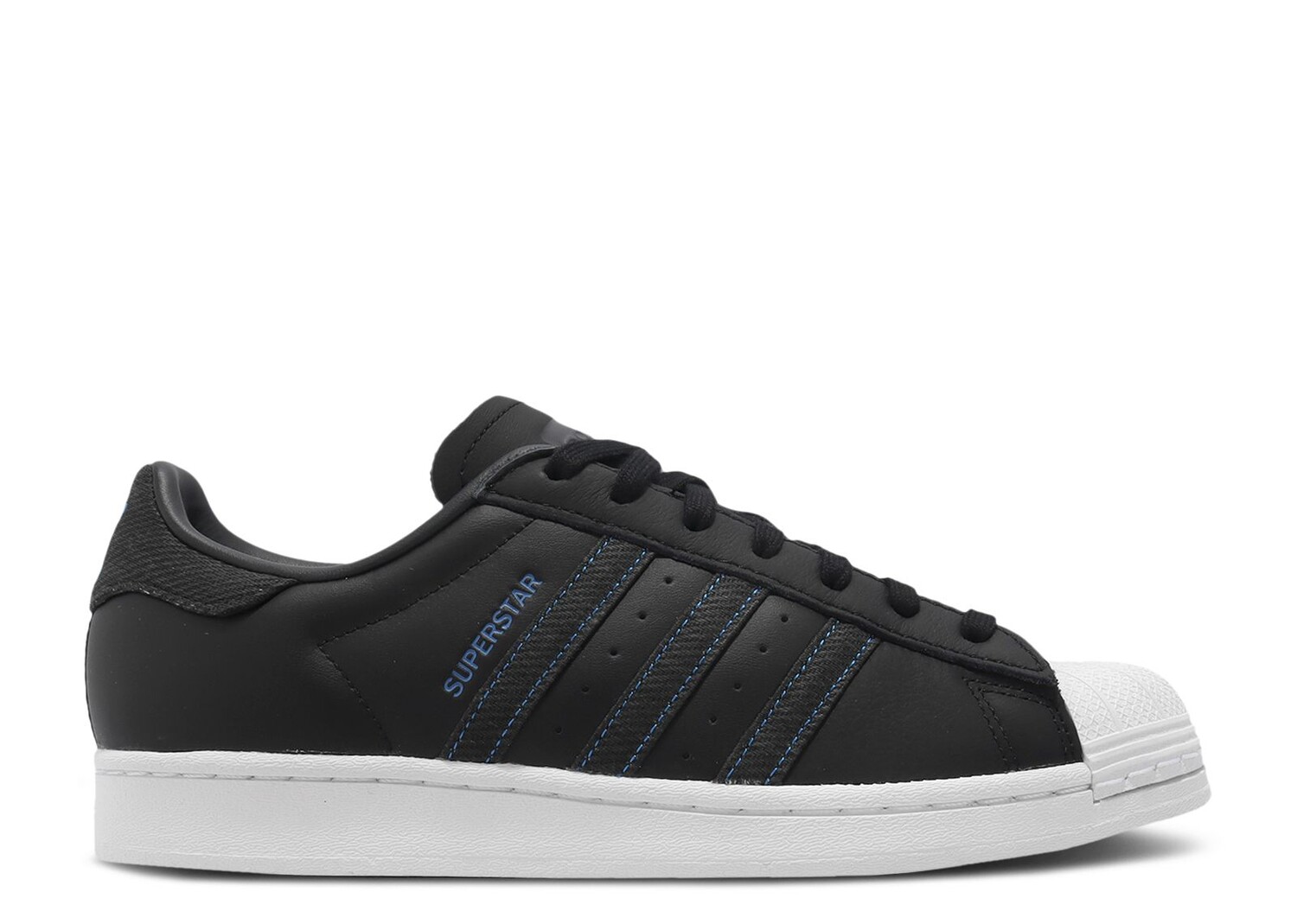 

Кроссовки adidas Superstar 'Denim Pack - Black Bright Blue', черный