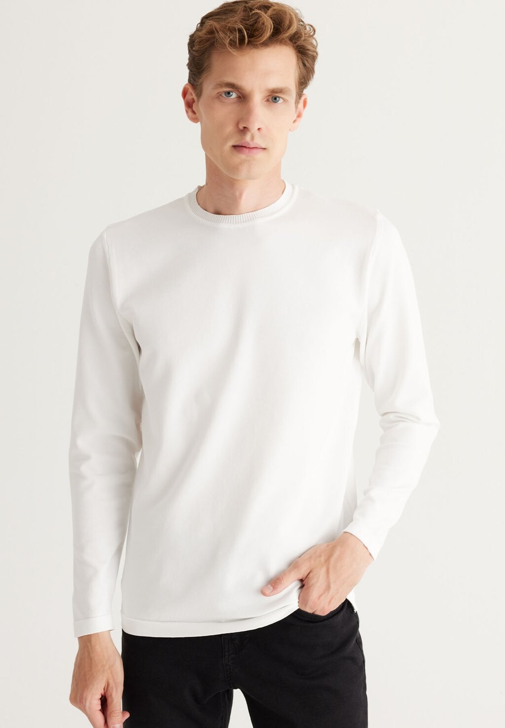 

Свитер Standard Fit O Collar AC&CO / ALTINYILDIZ CLASSICS