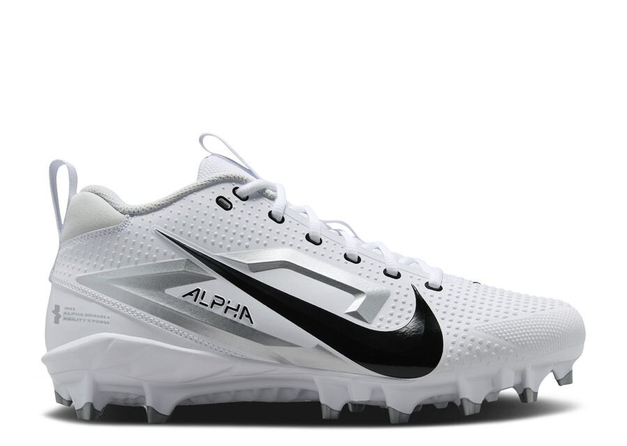 

Кроссовки Nike Alpha Menace 4 Varsity 'White Metallic Silver', белый