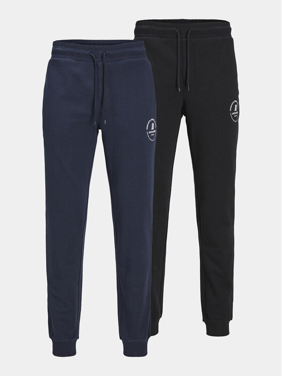 Комплект из 2 брюк стандартного кроя Jack&Jones, черный комплект из 2 пижамных брюк стандартного кроя h