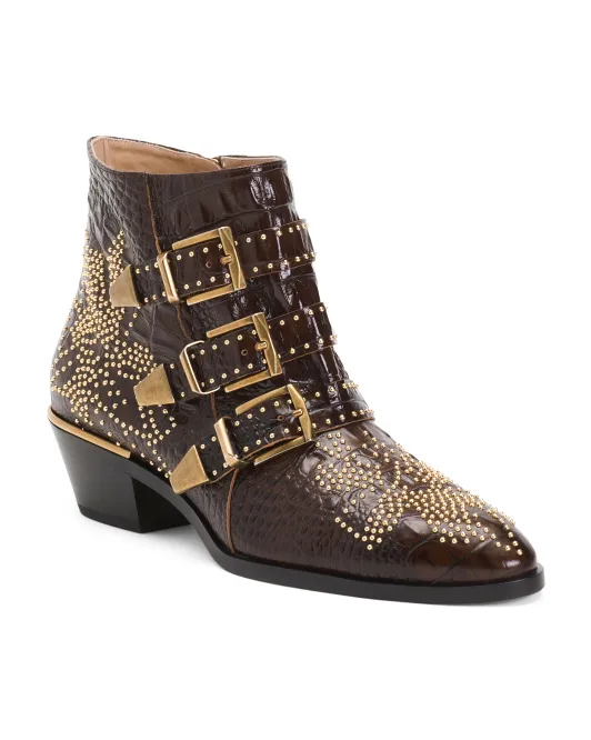 

Кожаные ботильоны Susanna Made In Italy Chloe, цвет Marrone