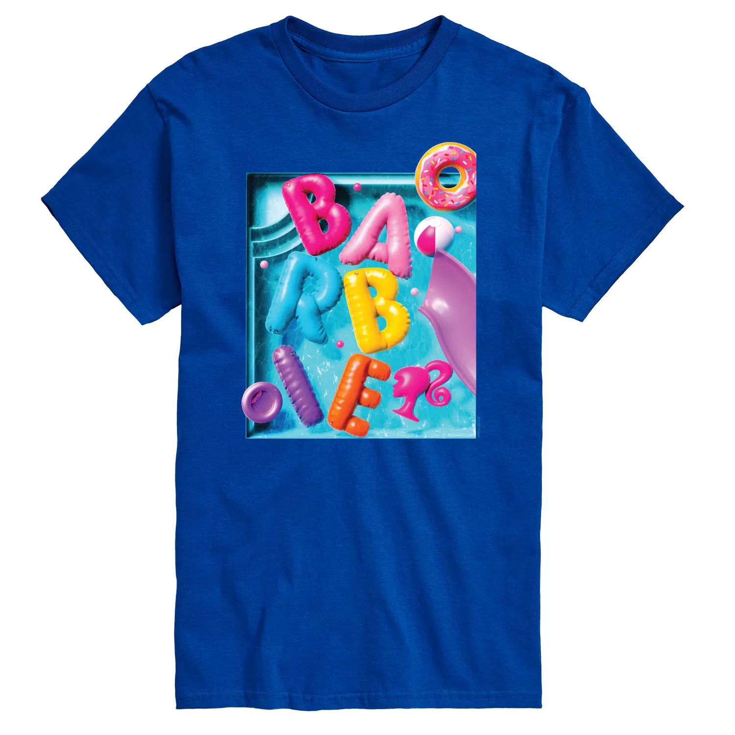Летняя футболка с рисунком для бассейна Big & Tall Dream Barbie, синий