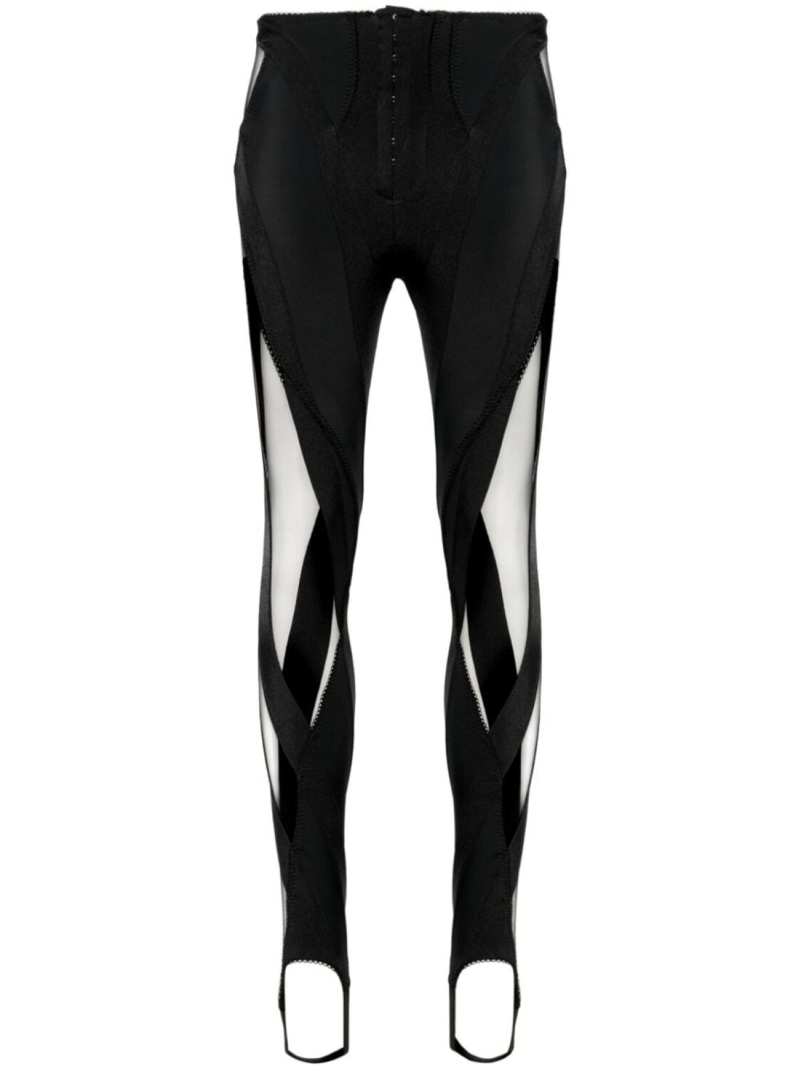 

Легинсы из джерси с логотипом Mugler, черный
