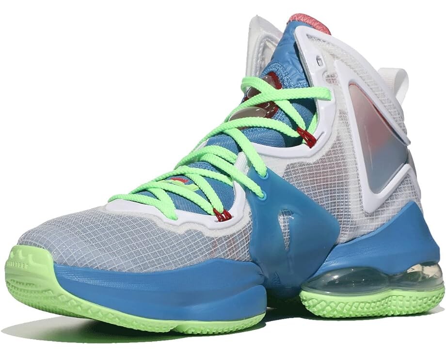 

Кроссовки Nike LeBron XIX, цвет Dutch Blue/Pomegranate/Lime Glow/White