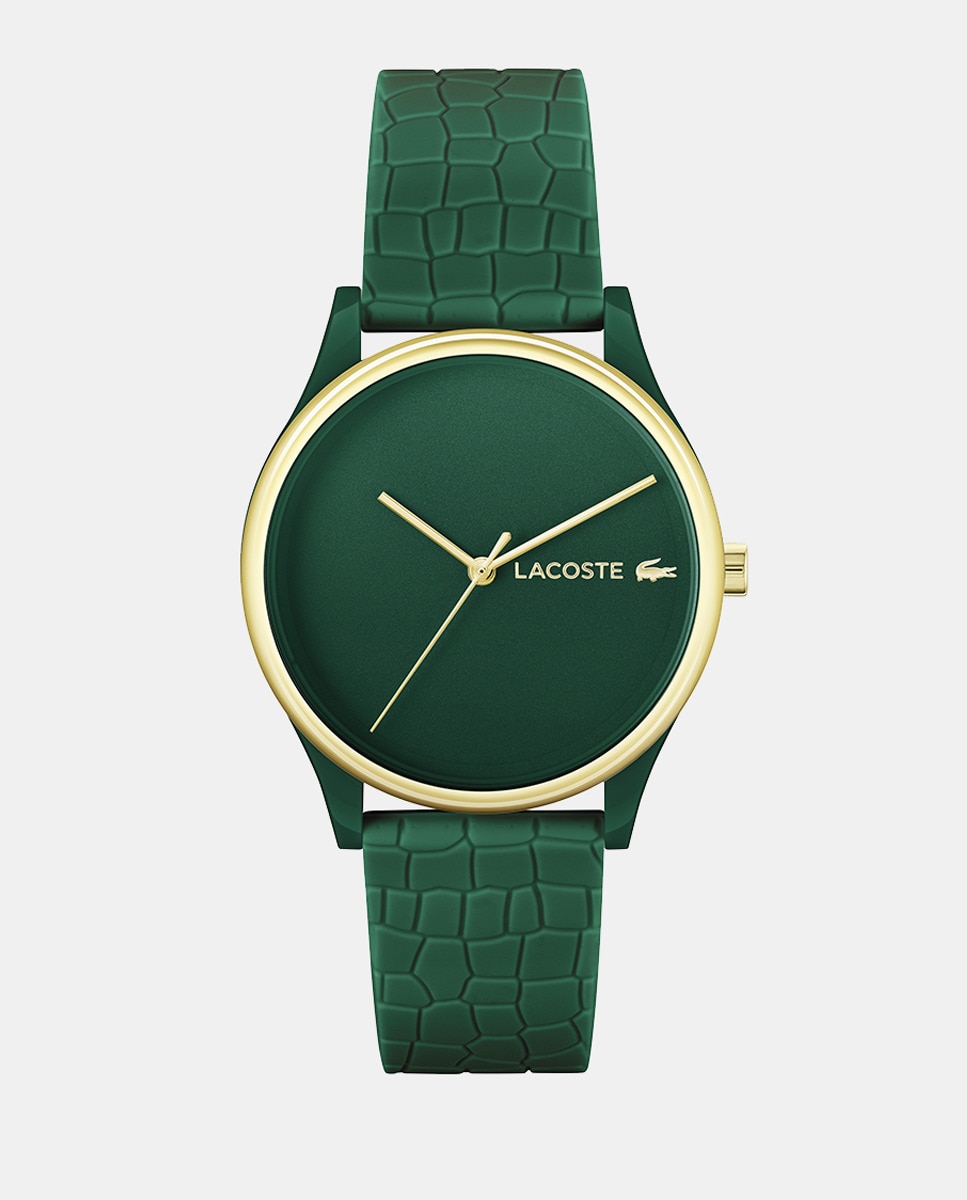 Crocodelle 2001247 зеленые силиконовые женские часы Lacoste, зеленый часы наручные мужские женские кварцевые с силиконовым ремешком и цветочным циферблатом