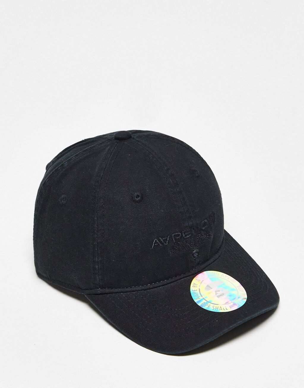 

Черная бейсболка Aape by A Bathing Ape now с вышитым логотипом