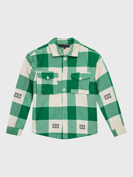 

Куртка-переходник оверсайз Tommy Hilfiger, зеленый