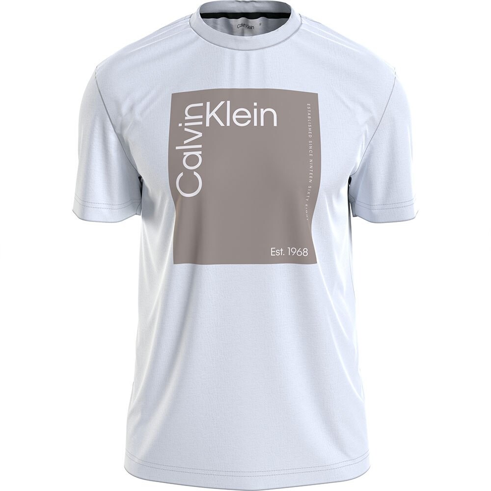 

Футболка с коротким рукавом Calvin Klein Square Logo, белый