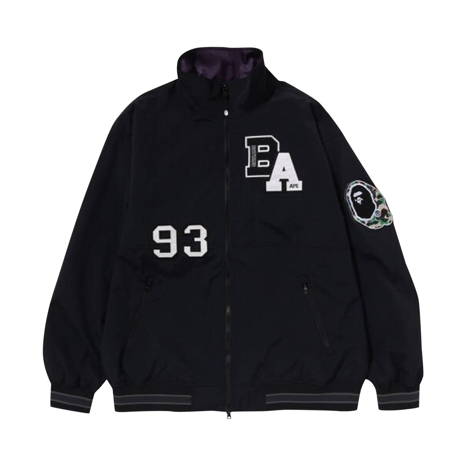 

Легкая куртка свободного кроя BAPE Patchwork, цвет Черный