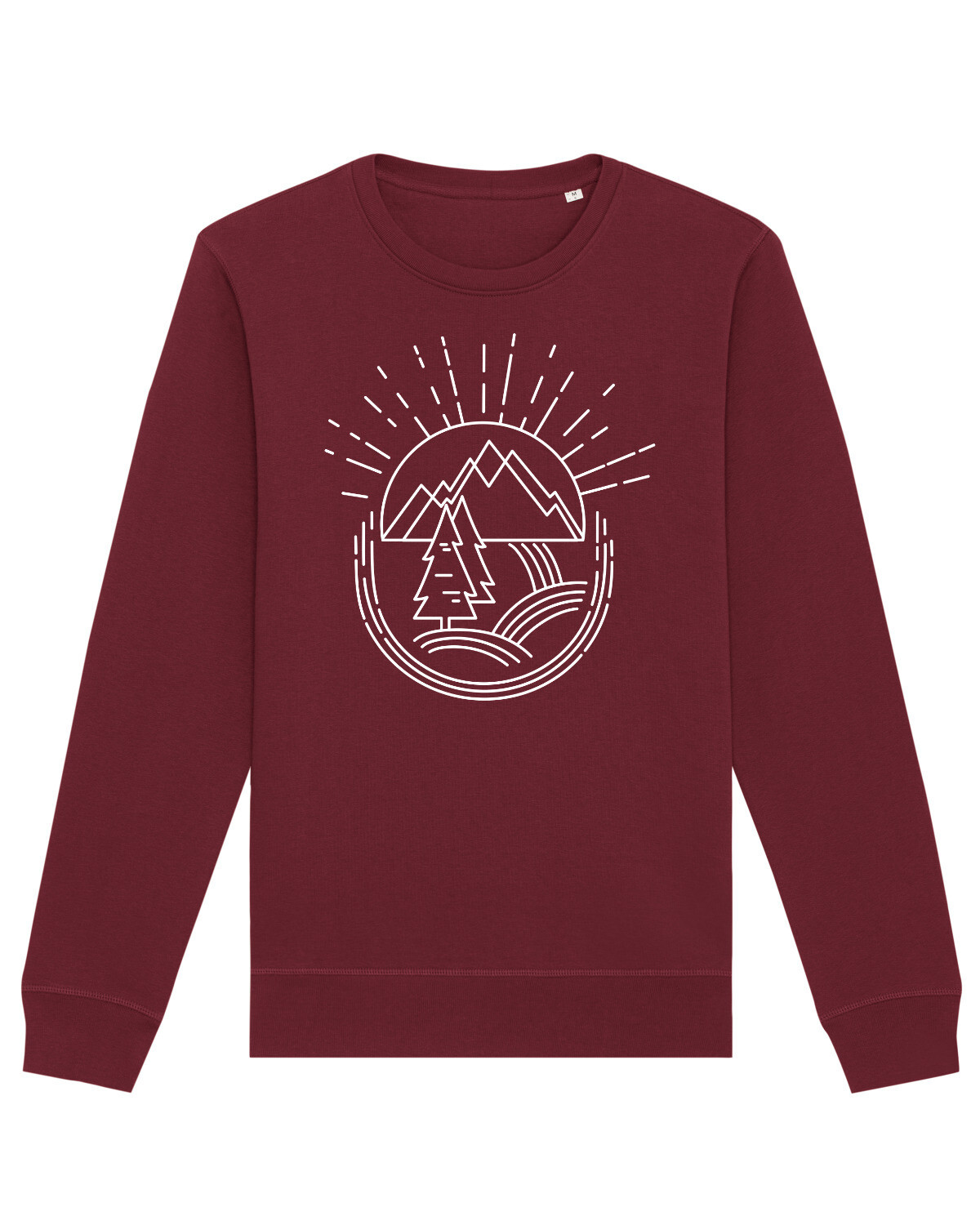 

Толстовка wat Apparel Natur ist schön, цвет Weinrot