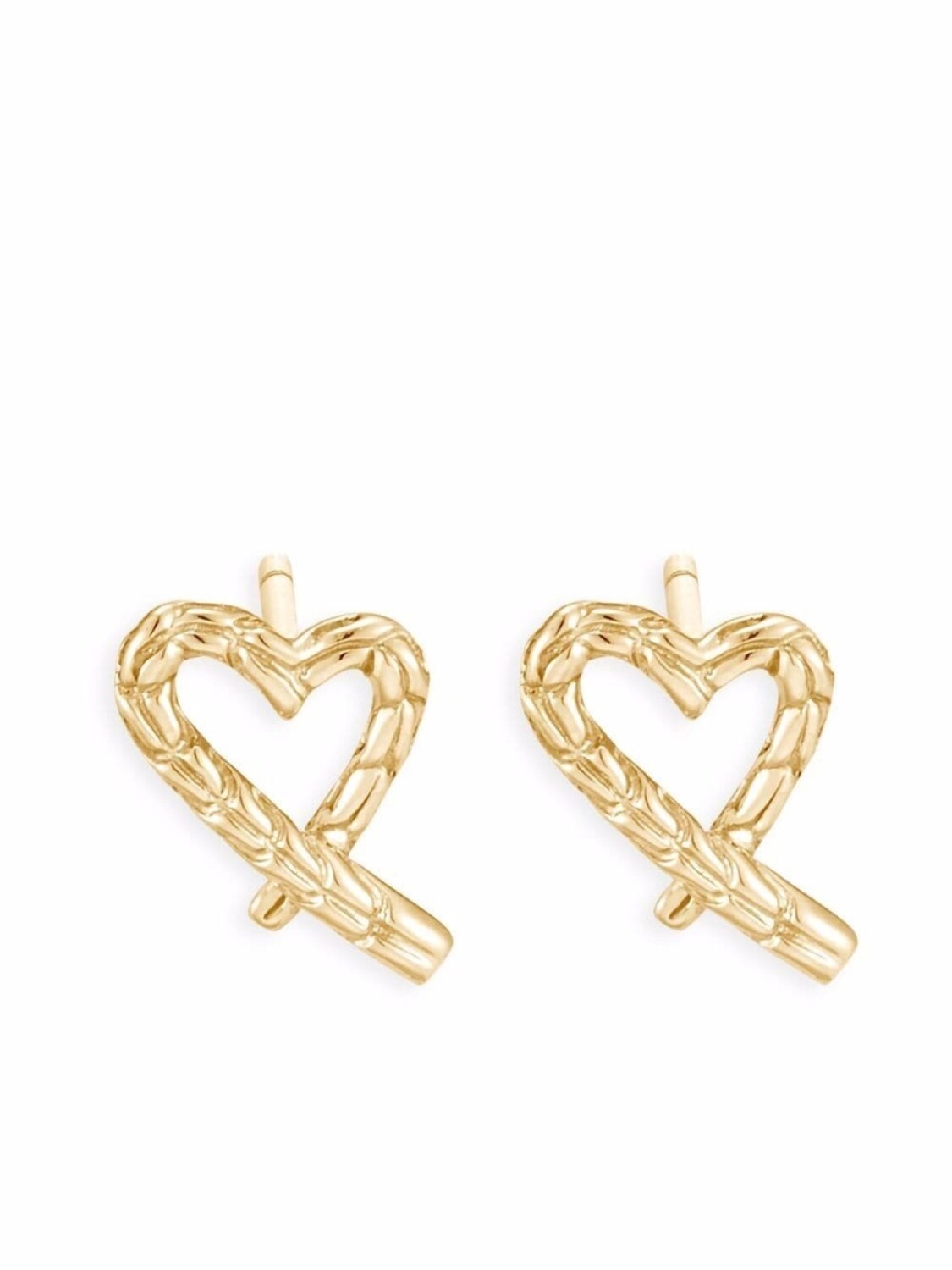 

Серьги-гвоздики Classic Chain Manah Heart из желтого золота John Hardy, золотой