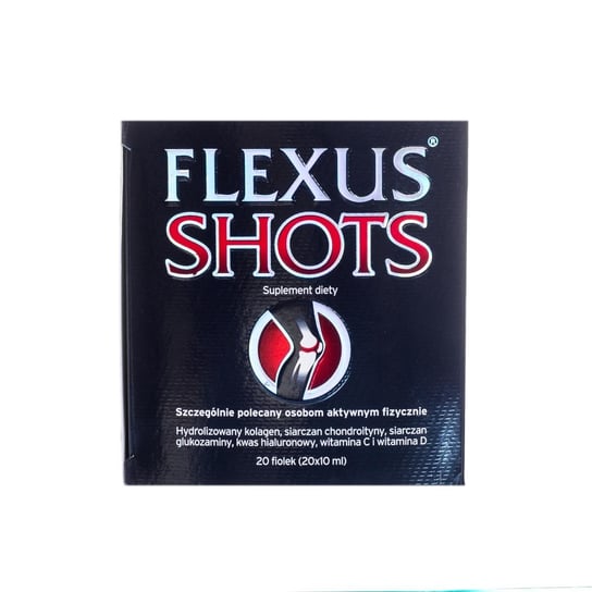 Flexus Shots, пищевая добавка, 20 флаконов по 10 мл Valentis