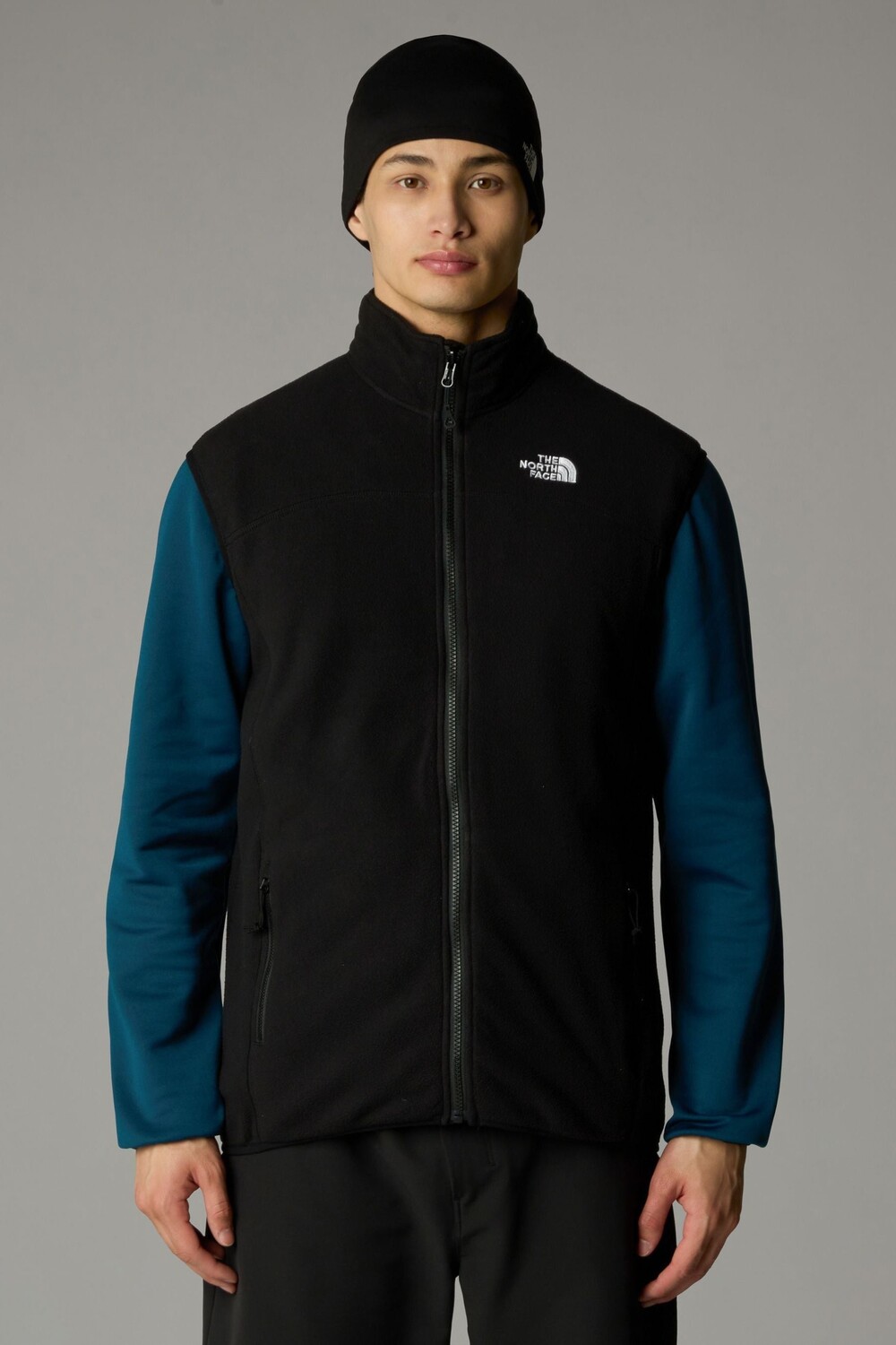 

100 ледниковый жилет The North Face, черный