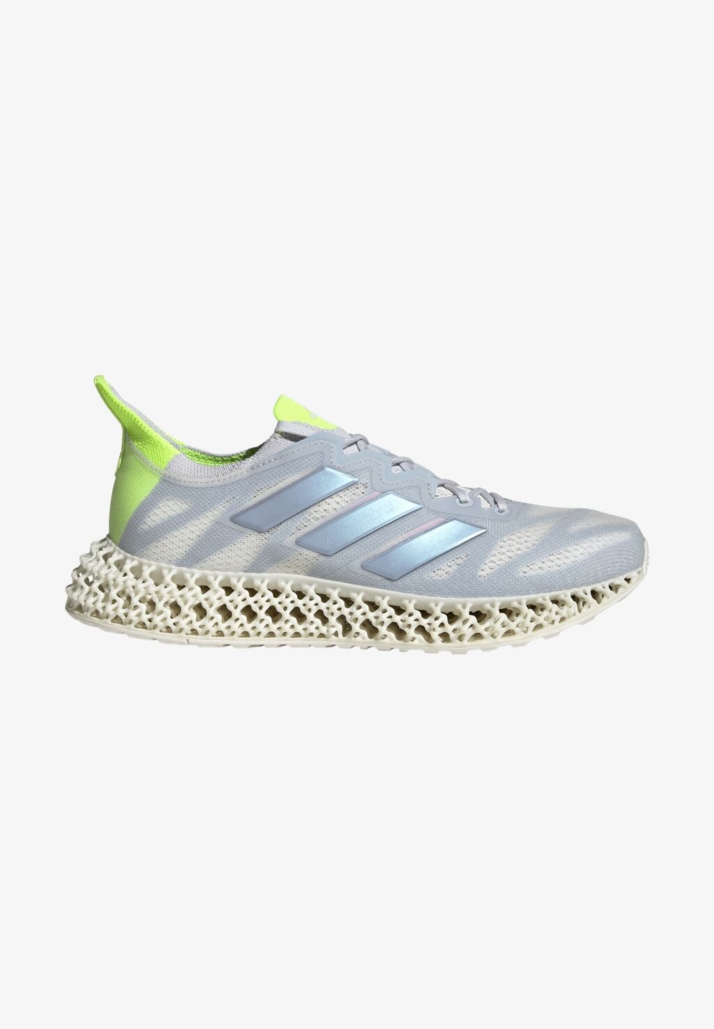 

кроссовки нейтрального цвета 4DFWD Adidas, серо-серый, серебристо-фиолетовый, прозрачный лимонный
