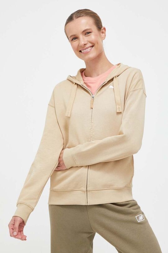 

Толстовка из хлопка Puma, бежевый