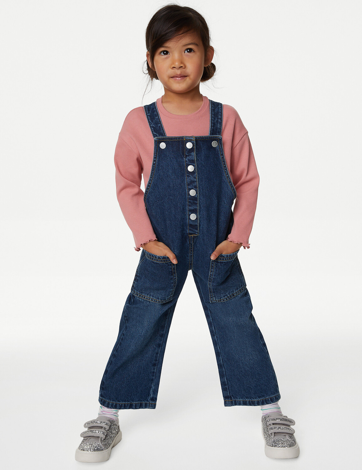 

Джинсовый комбинезон (2–8 лет) Marks & Spencer, деним